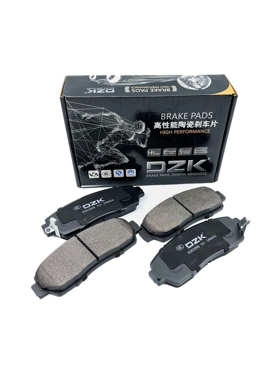 Chery Tiggo 8 PRO MAX 4WD/ Tiggo 9/Jеtour T2. Передние КЕРАМИЧЕСКИЕ тормозные колодки T22-3501080/3501110XKY00A/204002140AA/T28-6CB3501080AB/F26-3501080 - Фото 1