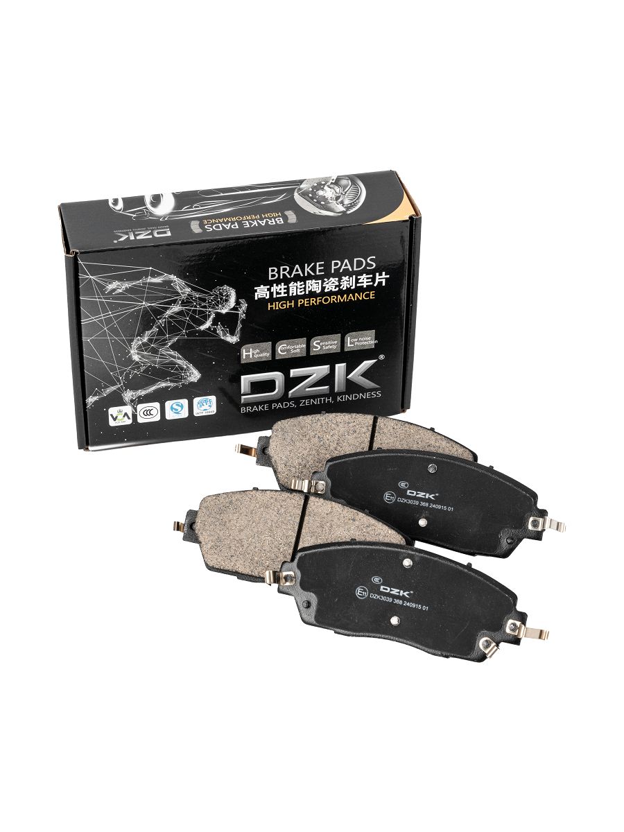HAVAL DARGO 2WD/H6 2WD. Передние КЕРАМИЧЕСКИЕ тормозные колодки DZK. 3501151AGW01A/3501171XGW01A - Миниатюра 1